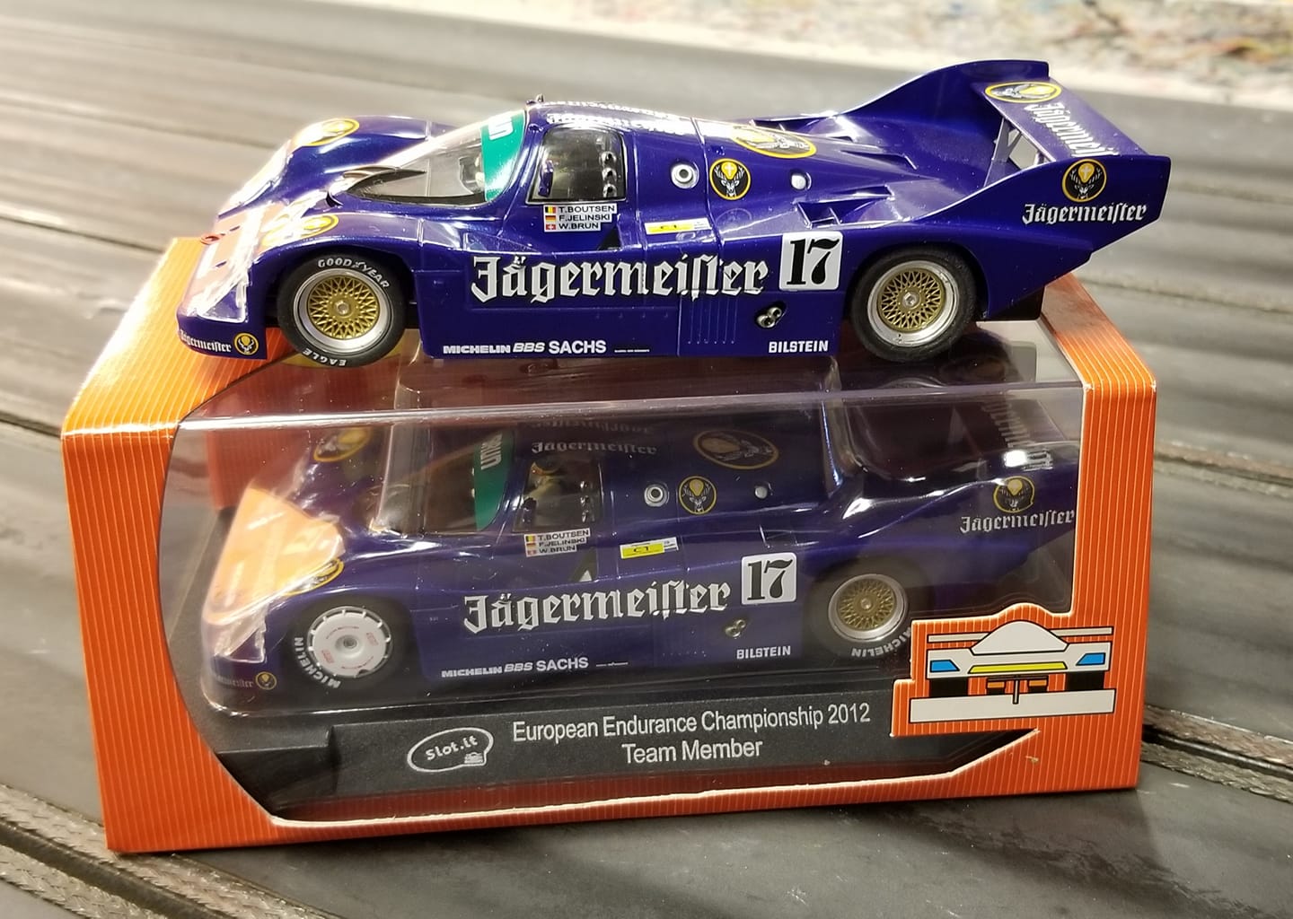 SICAEU2012 Porche 962 KH #17 Jagermeister, "BLUE" 1986